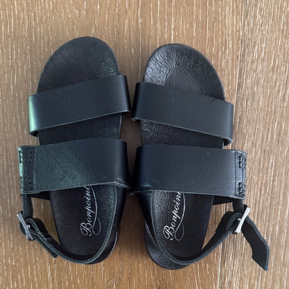 Bonpoint Kids Leather Sandals. Size 28 (Made in Spain)